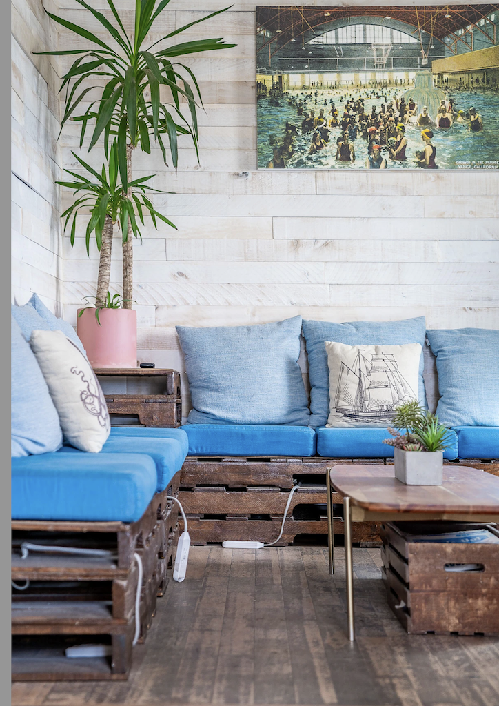 From pallets to paradise, and a place to crash.